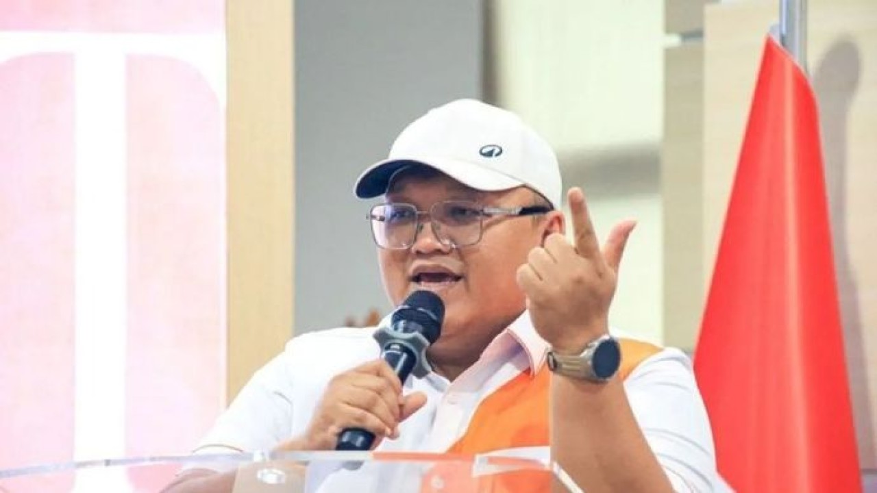 Sekretaris Jenderal Partai Keadilan Sejahtera Muhammad Kholid dalam peluncuran program Indonesia Muda Bicara di Kantor DPTP PKS, Jakarta, Rabu, 21 Februari 2026. ANTARA/HO-Komdigi PKS/aa. (Antara)