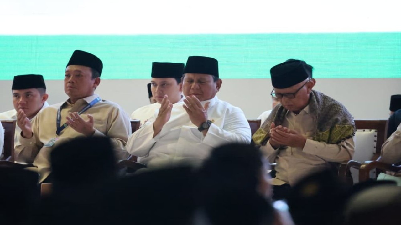 Presiden Prabowo Subianto mengajak seluruh elemen bangsa untuk bersatu memberantas korupsi. (Foto: Dok/Istimewa)
