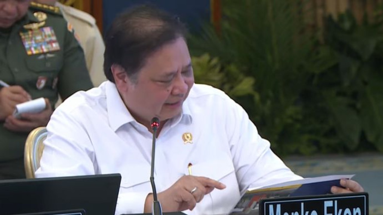 Menteri Koodinator Bidang Perekonomian Airlangga Hartarto (Istimewa)