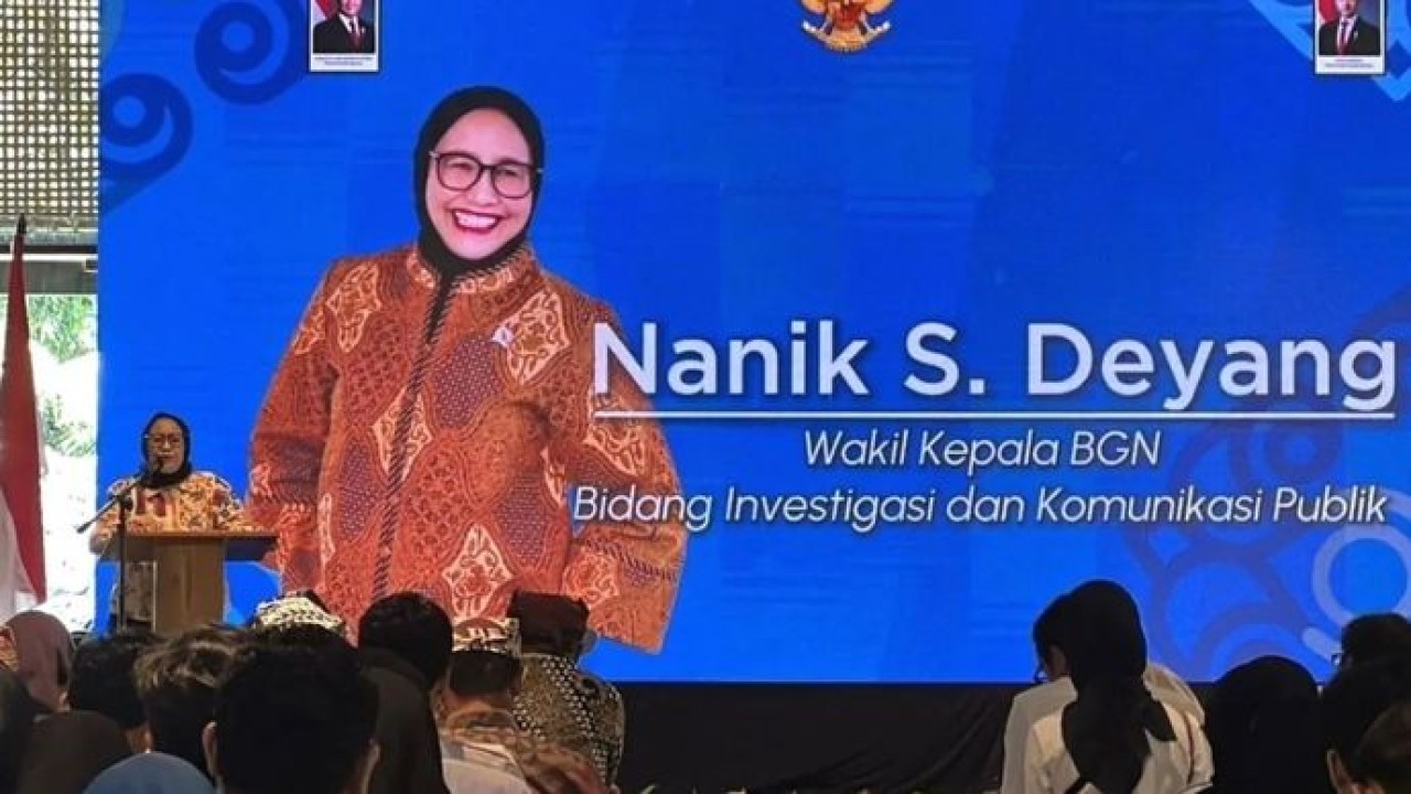 Wakil Kepala BGN Nanik Sudaryati Deyang. ANTARA/HO-BGN. (Antara)
