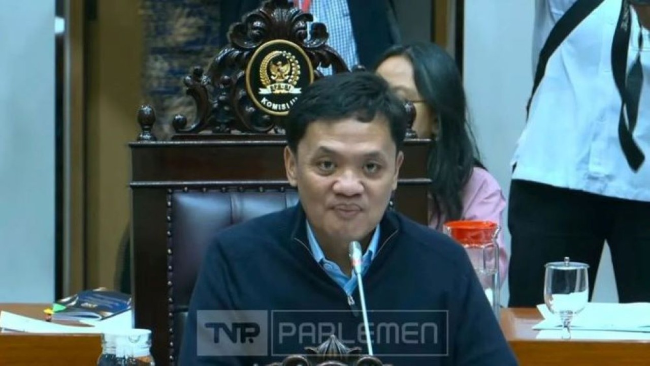 Tangkapan layar - Ketua Komisi III DPR RI Habiburokhman dalam rapat kerja bersama pemerintah di Jakarta, Rabu, 21 Januari 2026. ANTARA/YouTube/TVR Parlemen/Agatha Olivia Victoria (Antara)