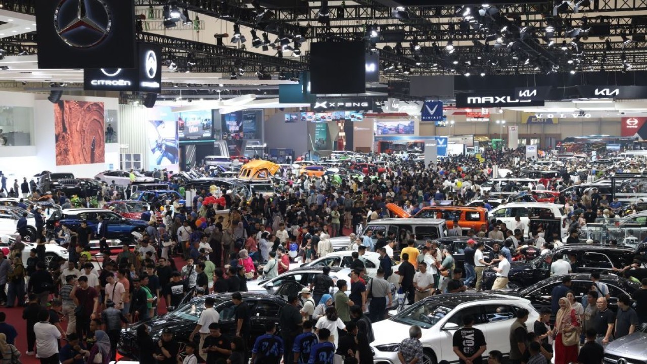 Ilustrasi. Pameran otomotif GIIAS 2025 di ICE BSD City, Kabupaten Tangerang, Banten. (Foto: Istimewa)