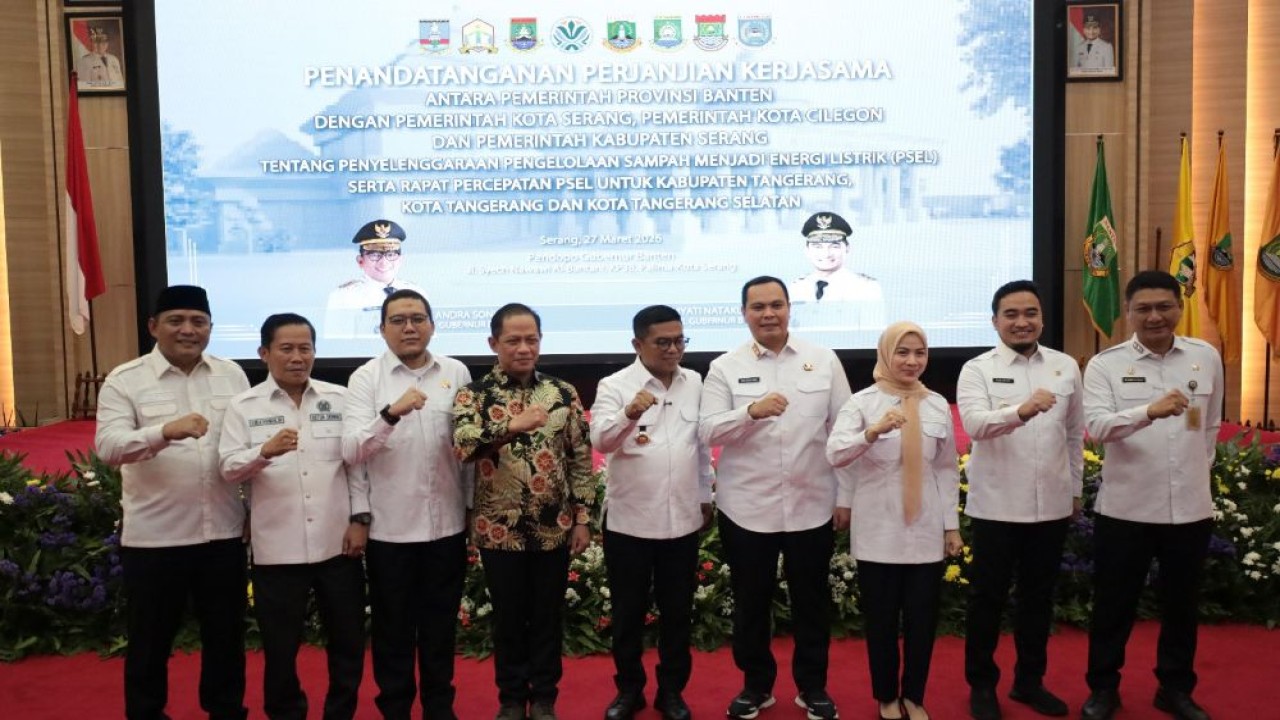 Pemerintah kebut pengolahan sampah menjadi listrik di Banten dan Jawa Tengah. (Foto: Dok/Istimewa/Bakom RI)