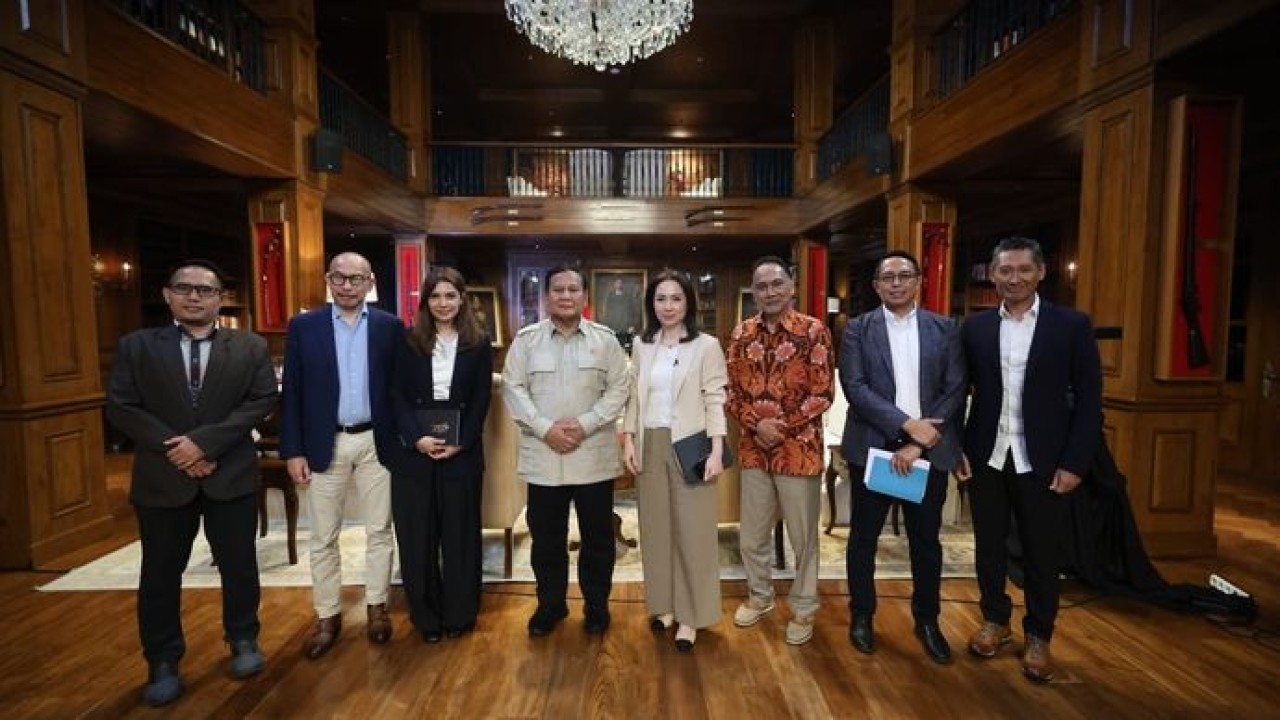 Presiden Prabowo Subianto usai berdialog dengan sejumlah tokoh.