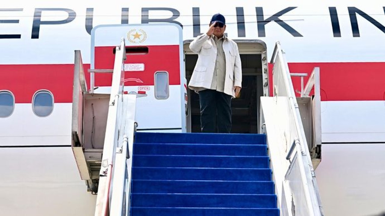 Presiden Republik Indonesia Prabowo Subianto bertolak menuju Jepang (Sekretariat Presiden)
