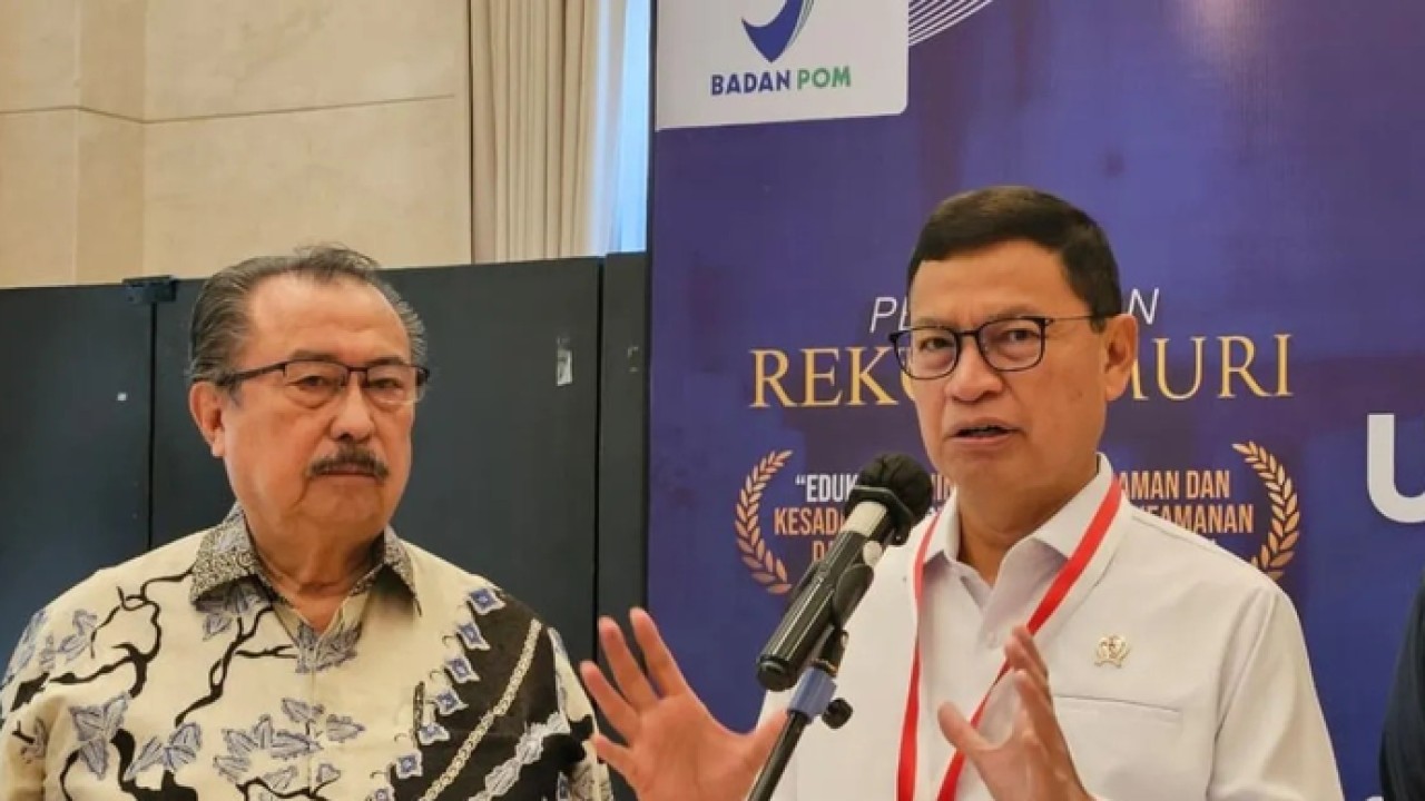 Kepala Badan Pengawas Obat dan Makanan (BPOM) Taruna Ikrar mengatakan di Jakarta, Selasa. 10 Maret 2026. ANTARA/Mecca Yumna (Mecca Yumna) (Antara)