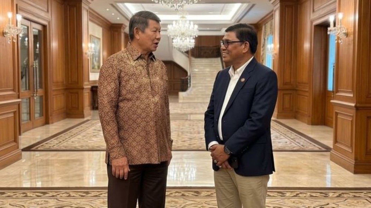 Hashim Djojohadikusumo bersama Ketua Umum APPMGBI Abdul Rivai. (Foto: Istimewa)