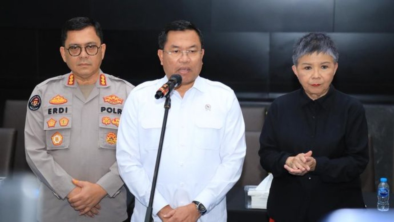 Wakil Kepala BGN Sony Sonjaya saat berkoordinasi dengan Polri.