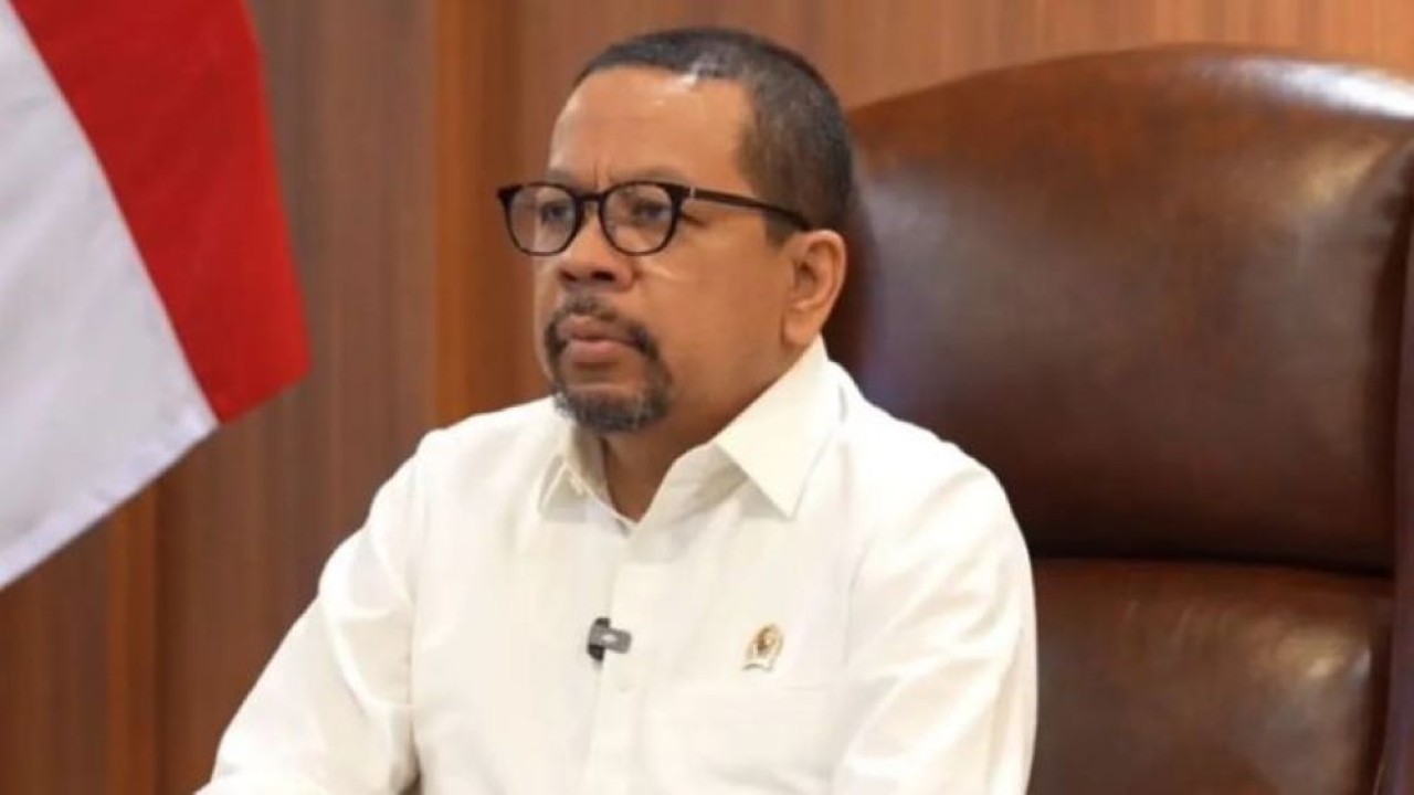 Kepala Badan Komunikasi Pemerintah (Bakom) Muhammad Qodari memberikan keterangan media di Jakarta, Senin, 22 Juni 2026. (Antara)