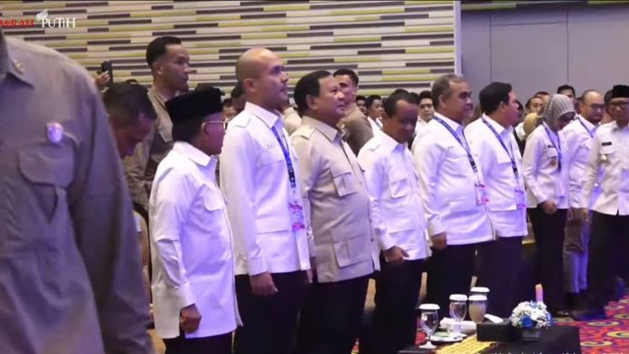 Presiden Prabowo Subianto menghadiri secara langsung pembukaan Musyawarah Nasional (Munas) XVII HIPMI di Bandar Lampung, Provinsi Lampung. (Foto: Istimewa)