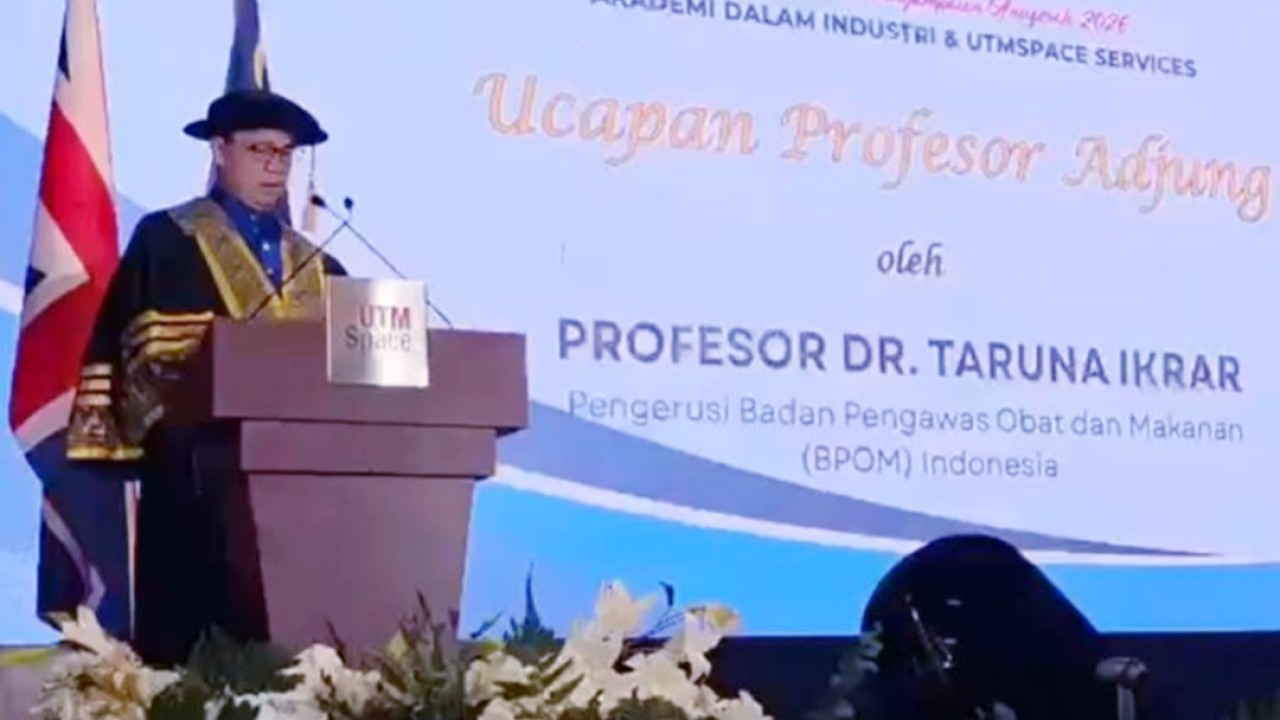 Prof. Taruna Ikrar Memperoleh Pengakuan Akademik Internasional sebagai Profesor di bidang Pharmacology of Advanced Cell and Gene Therapy dari Universiti Teknologi Malaysia (UTM) (DOk)