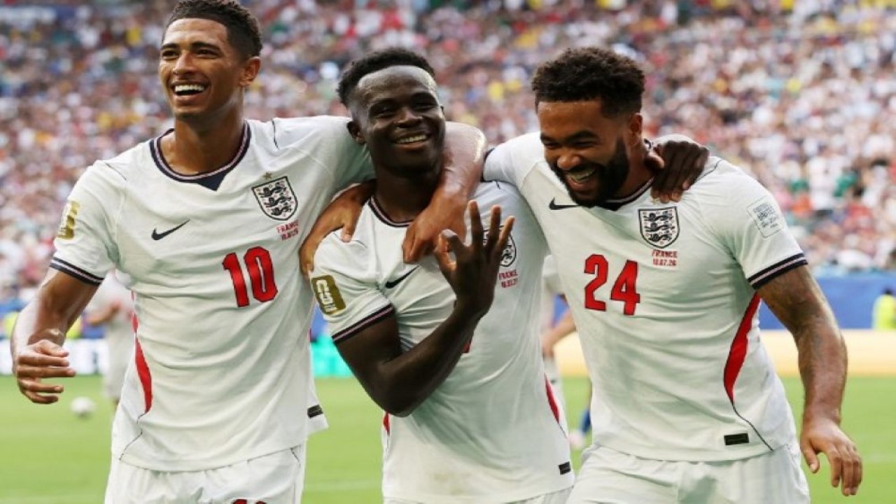 Inggris menundukkan Prancis 6-4 dan finis ketiga di Piala Dunia 2026. (Foto: England football team @england)