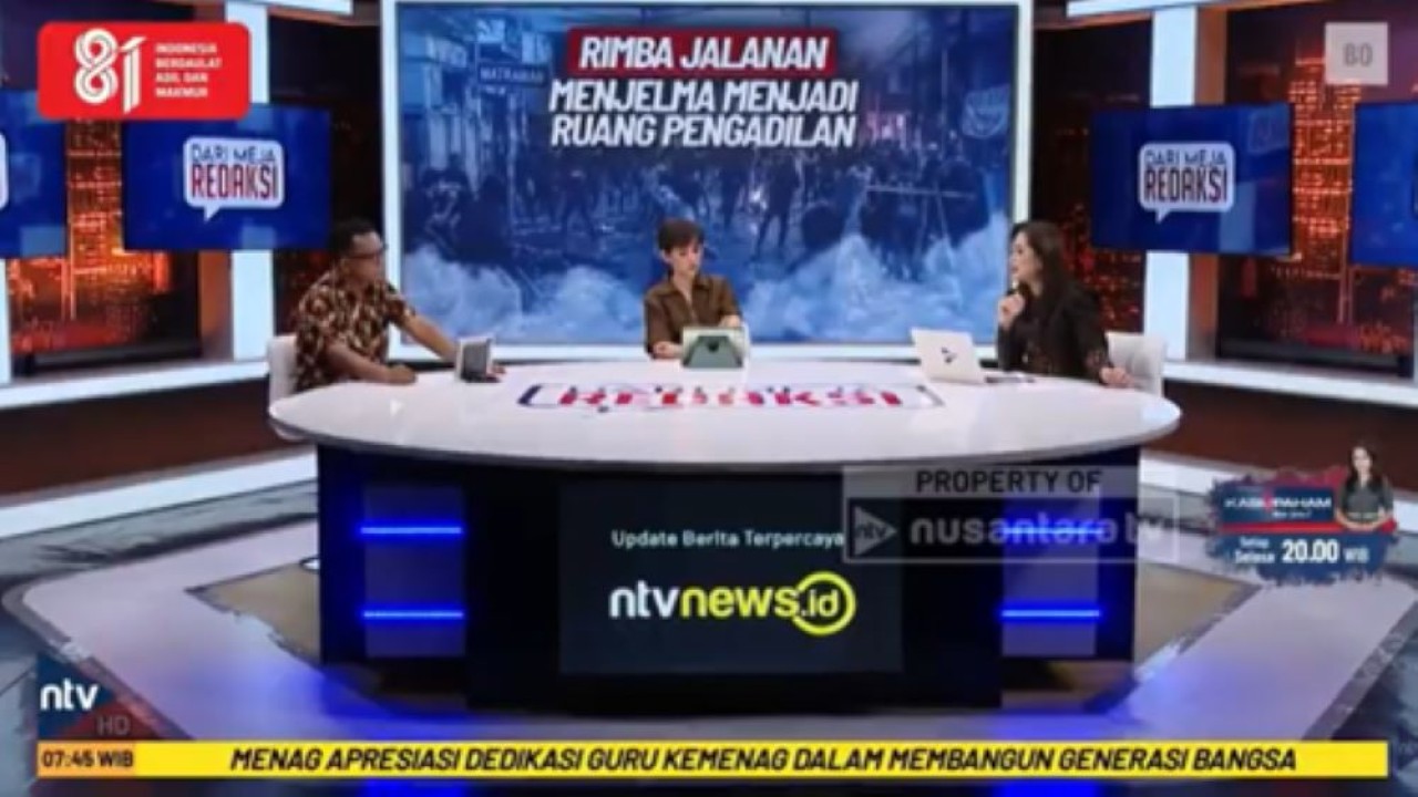 Program DARI MEJA REDAKSI Nusantara TV