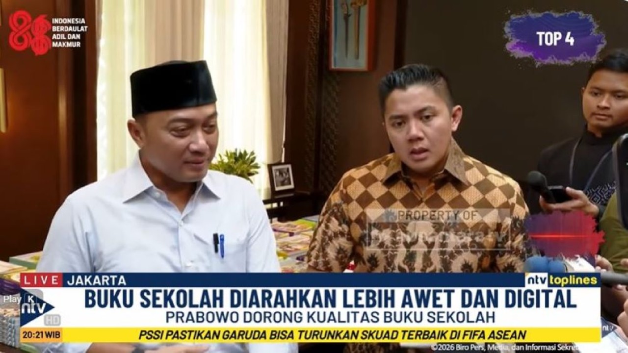 Tangkapan layar program NTV Toplines Nusantara TV episode Senin, 10 Agustus 2026 pukul 19.30-20.30 WIB. (Foto: Youtube Nusantara TV @NusantaraTVOfficial)