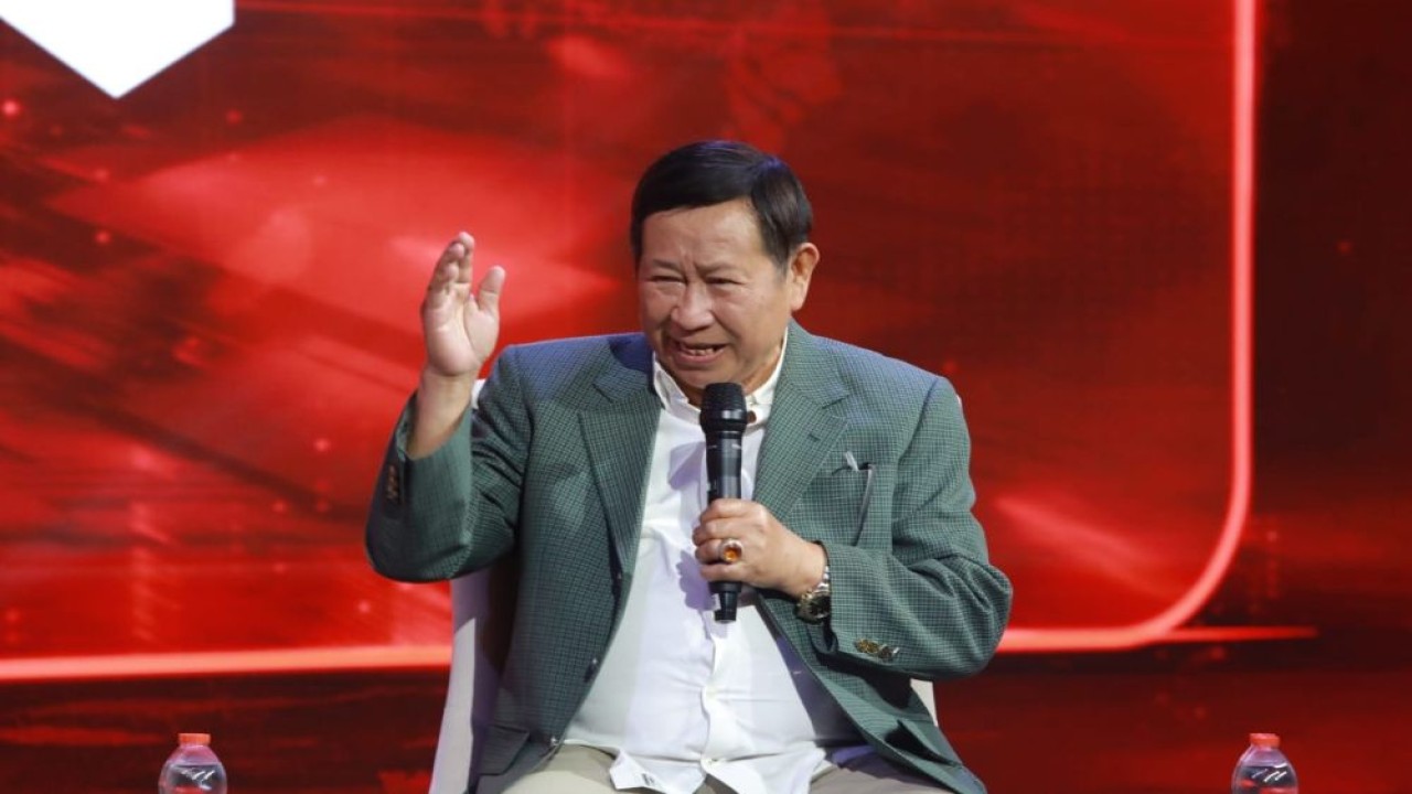 Mantan Kabareskrim Polri, Susno Duadji saat menjadi narasumber dalam program Suara Nusantara bertajuk "Febrie Melawan: Keadilan Dipertaruhkan?" yang tayang di Nusantara TV, Rabu, 19 Agustus 2026.